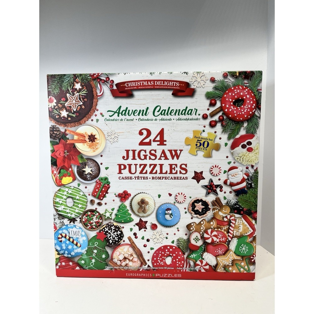 Eurographics: Puzzle Advent Calendar: Christmas Delights - 24 Daily Jigsaws